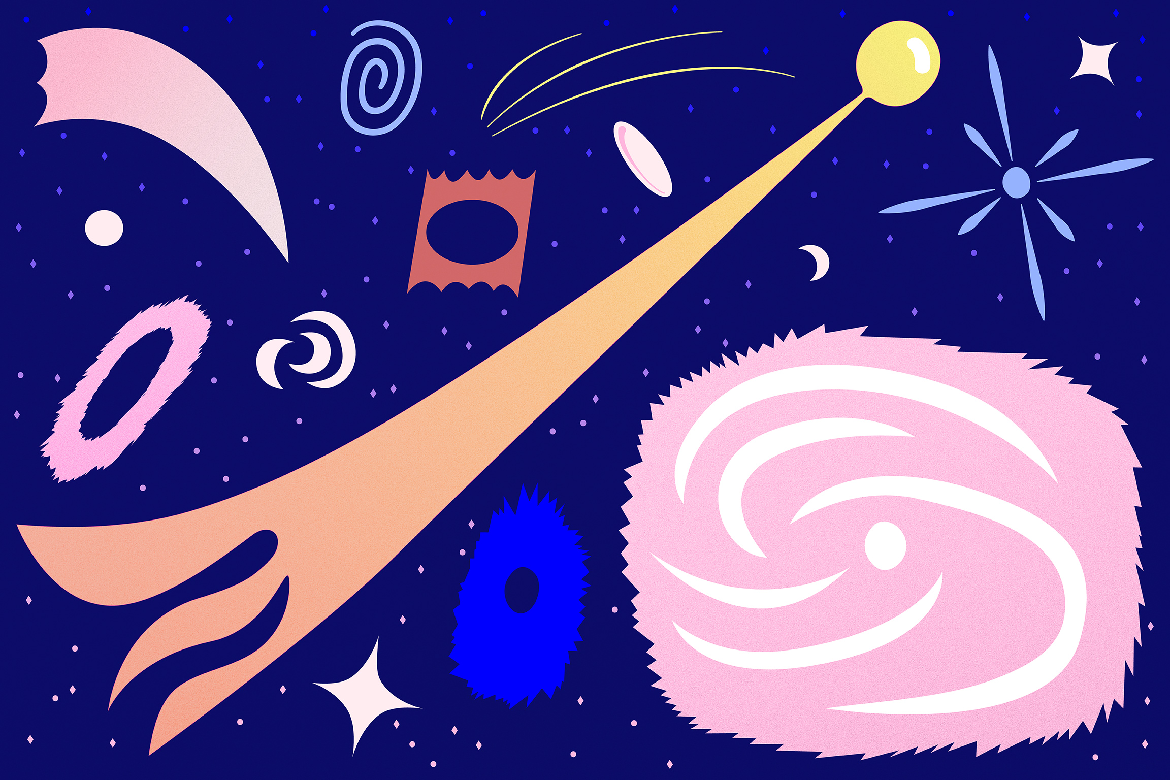 Allt är möjligt. Du är kometen. Blicken upp i himlen. Mot nebulosorna. Här finns något evigt. Och det brinner en eld. /Oli